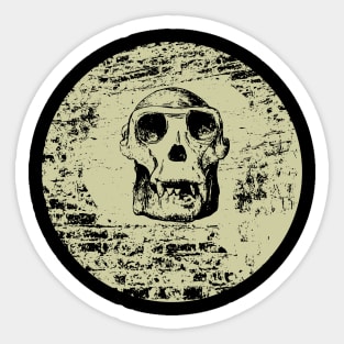 skull man Sticker